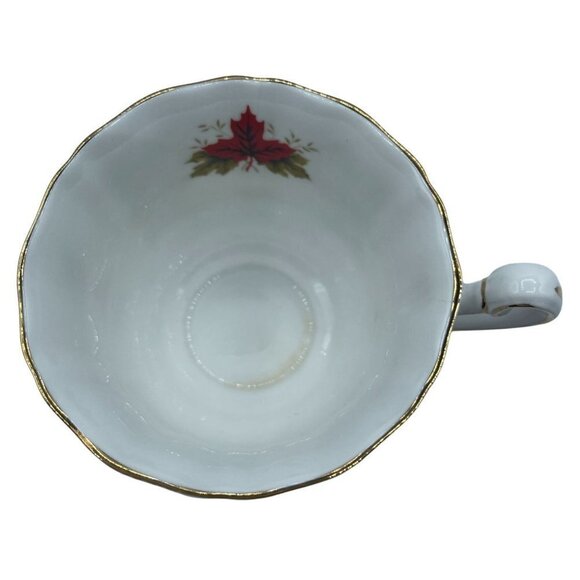 Royal Adderley English Bone China "Maple Leaf Tartan" Cup and Saucer - Picture 6 of 8